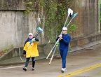 Ken and Doug Taking down the oars